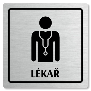 Lékař, 148x148mm, stříbrná, Arizona